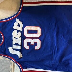 Authentic throwback Philadelphia 76ers jersey